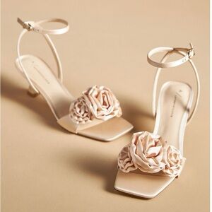 ANTHROPOLOGIE Florette Kitten Heels Shoes